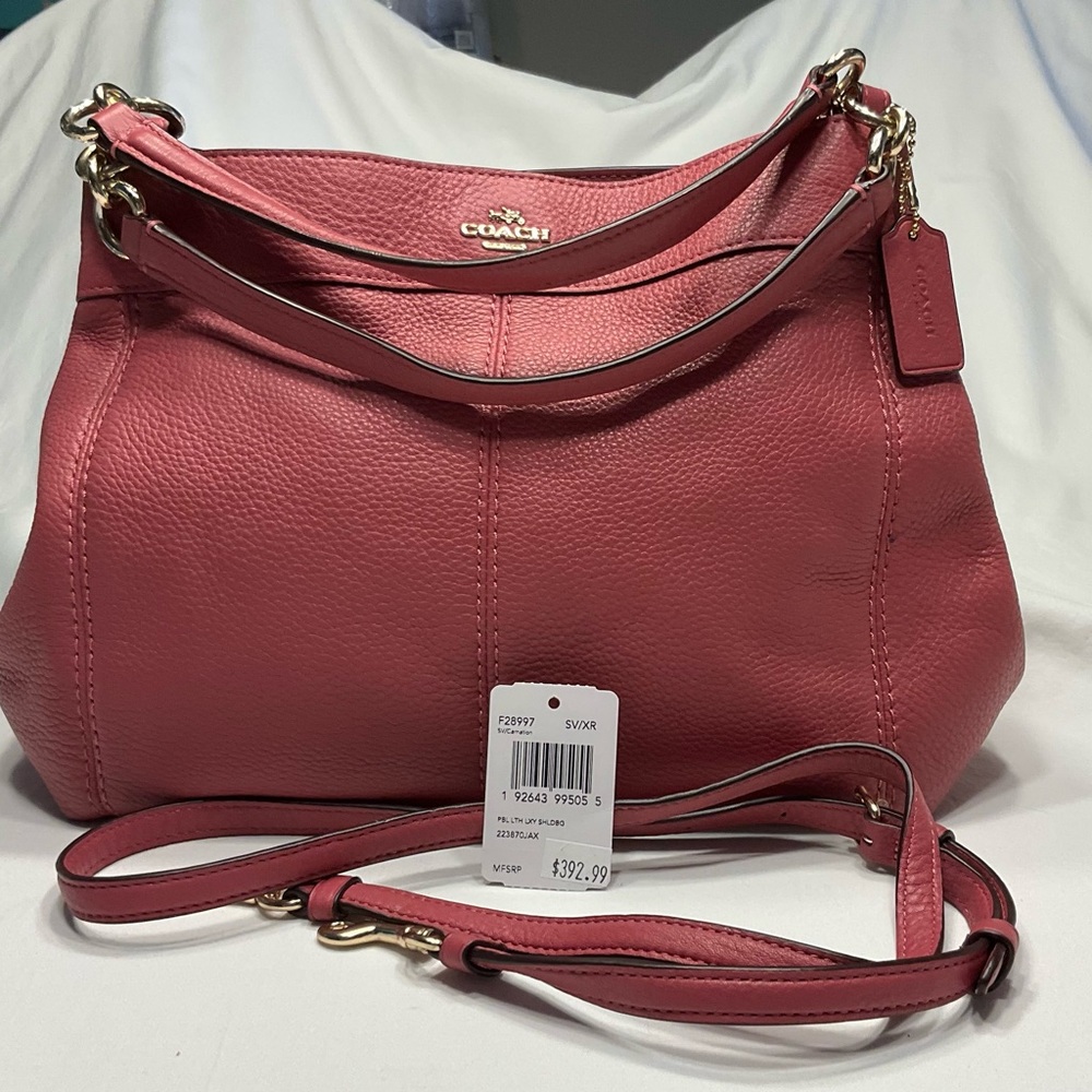 Authentic Coach Pebble Leather Small Lexi